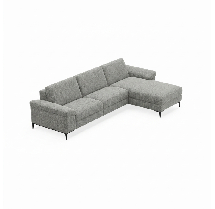 Диван CADINI B93-300-162L/AMIRI CARBON/BULTEX/01BL/