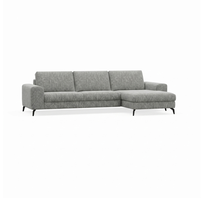 Диван DONATO B100-300-167L/AMIRI CARBON/VISCOTEX/01BL/