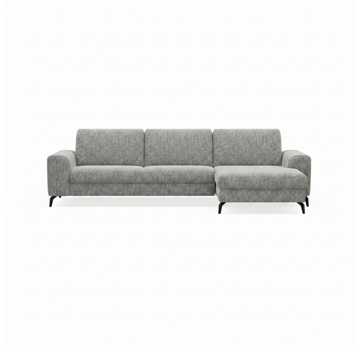Диван DONATO B100-300-167L/AMIRI CARBON/VISCOTEX/01BL/