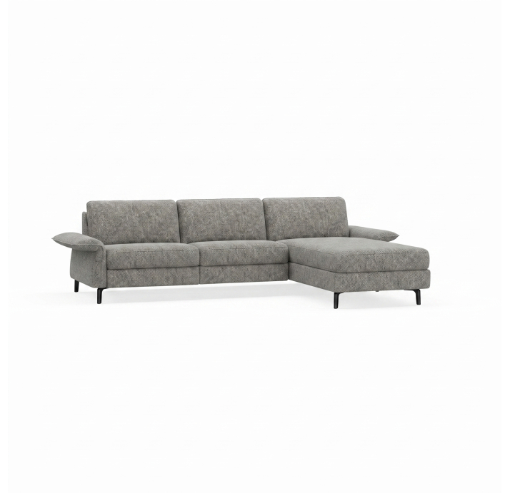 Диван ADORA B93-300-162L/AMIRI CARBON/BULTEX/03BL/