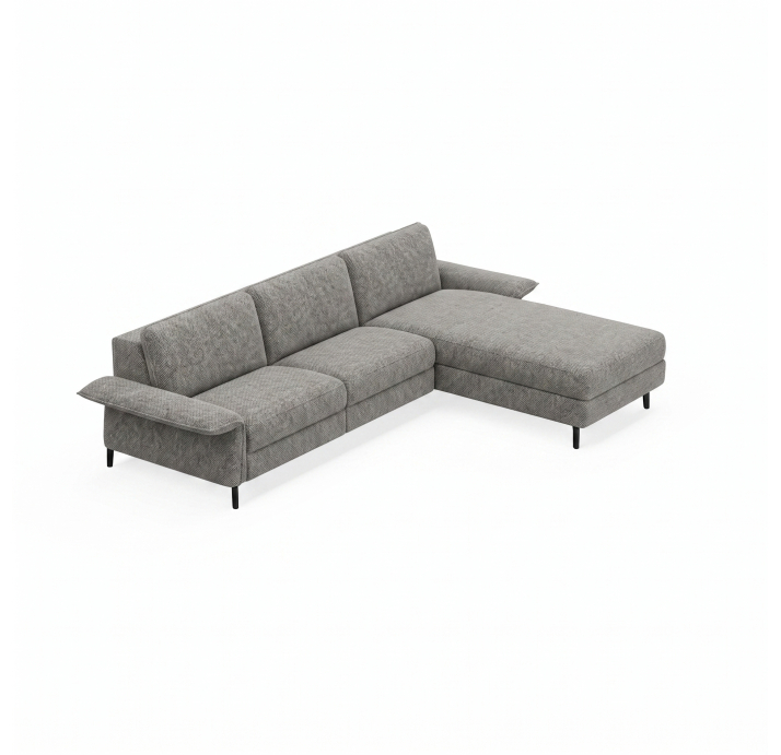 Диван ADORA B93-300-162L/AMIRI CARBON/BULTEX/03BL/