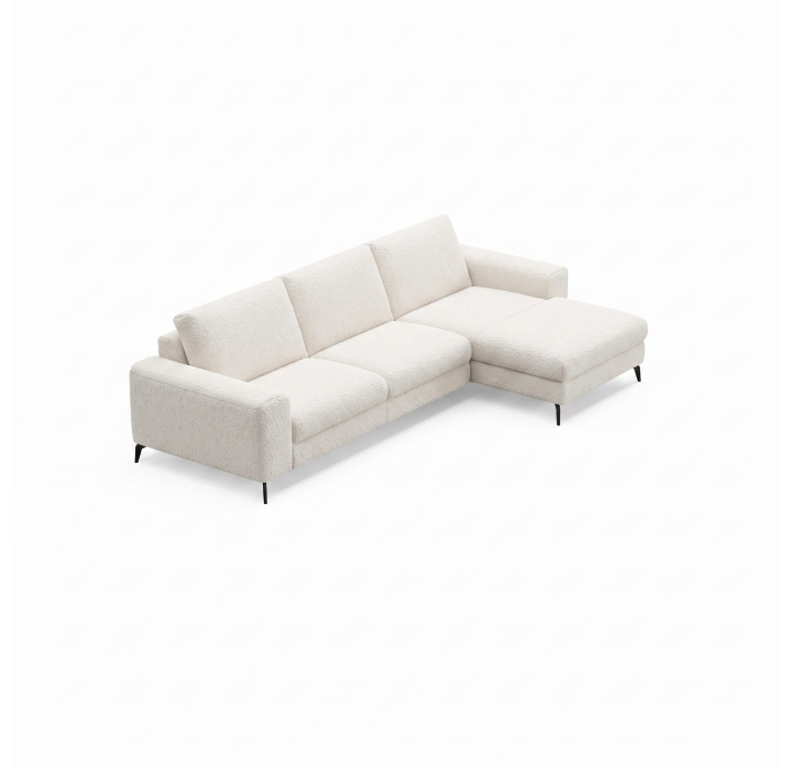 Диван DONATO B100-300-167L/VIVA OFFWHITE/VISCOTEX/01BL/