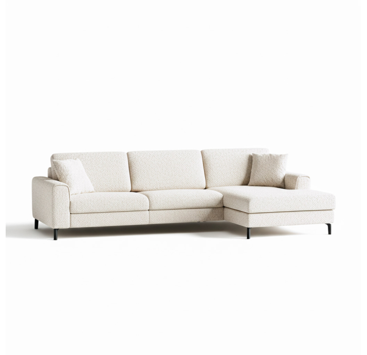 Диван FONTANE B100-300-167L/VIVA OFFWHITE/BULTEX/01BL/