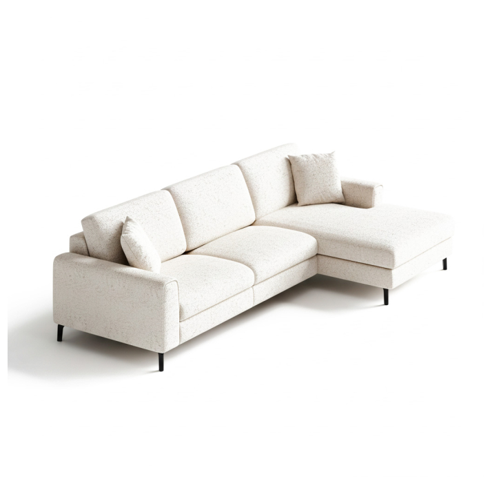 Диван FONTANE B100-300-167L/VIVA OFFWHITE/BULTEX/01BL/