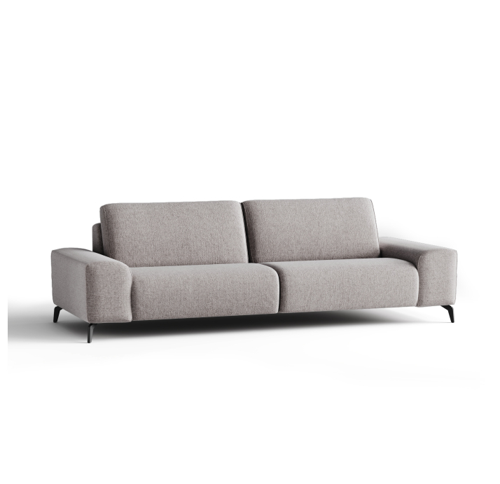 Диван ROMANO B100-220-100B/WEMBLEY PERLE/VISCOTEX/01BL/