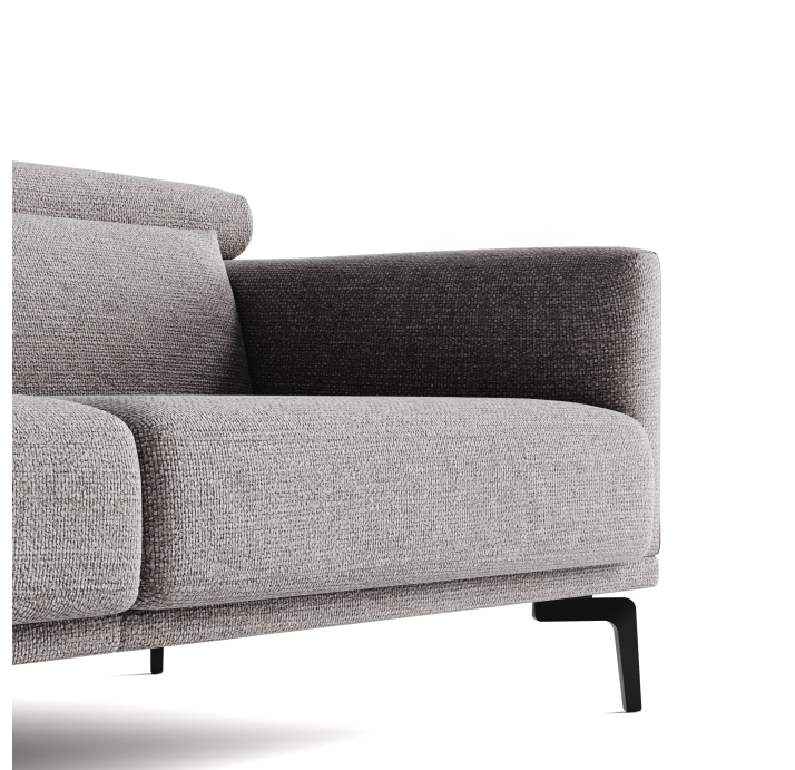 Диван KINGSTON B100-280-100B/WEMBLEY PERLE/BULTEX/P695/