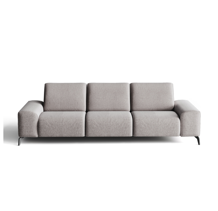 Диван ROMANO B100-280-100B/WEMBLEY PERLE/VISCOTEX/01BL/