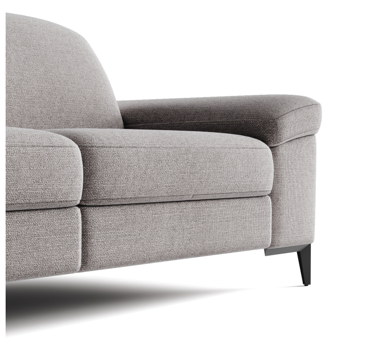 Диван CADINI B93-220-93B/WEMBLEY PERLE/BULTEX/01BL/