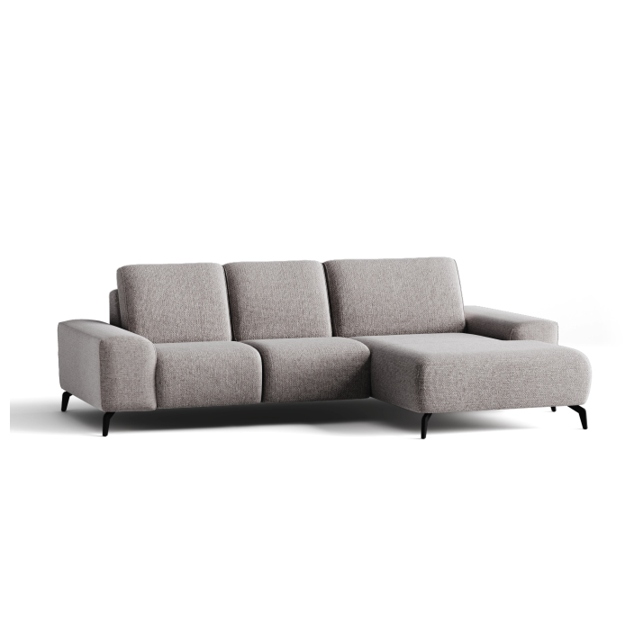 Диван ROMANO B100-300-167L/WEMBLEY PERLE/VISCOTEX/01BL/