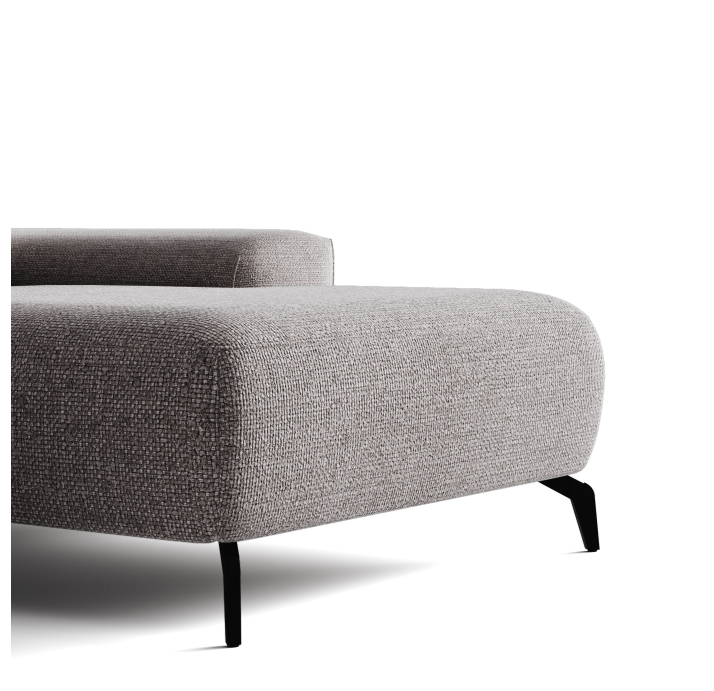 Диван ROMANO B100-300-167L/WEMBLEY PERLE/VISCOTEX/01BL/