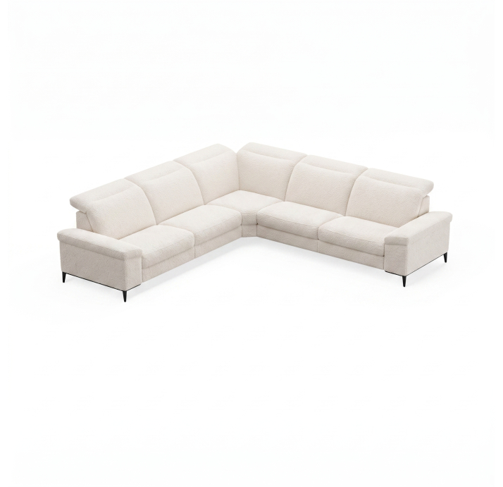 Диван CADINI B93-300-300B/VIVA OFFWHITE/BULTEX/01BL/E
