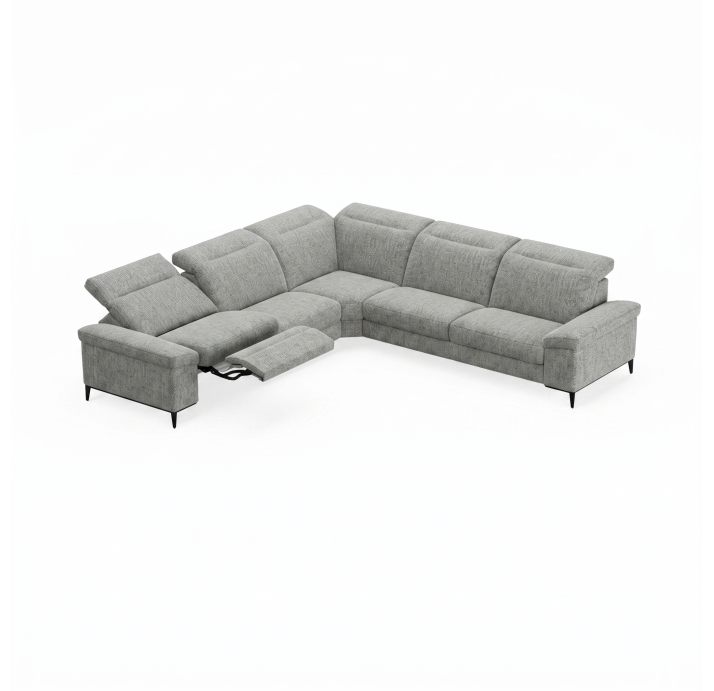 Диван CADINI B93-300-300B/AMIRI CARBON/BULTEX/01BL/E,R