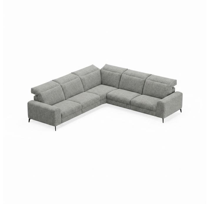 Диван DONATO B100-300-300B/AMIRI CARBON/VISCOTEX/01BL/E