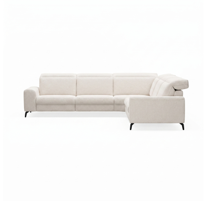 Диван DONATO B100-300-300B/VIVA OFFWHITE/VISCOTEX/01BL/E,MR