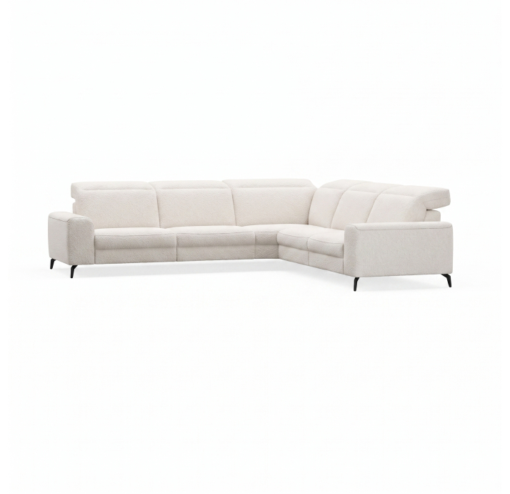 Диван DONATO B100-300-300B/VIVA OFFWHITE/VISCOTEX/01BL/E