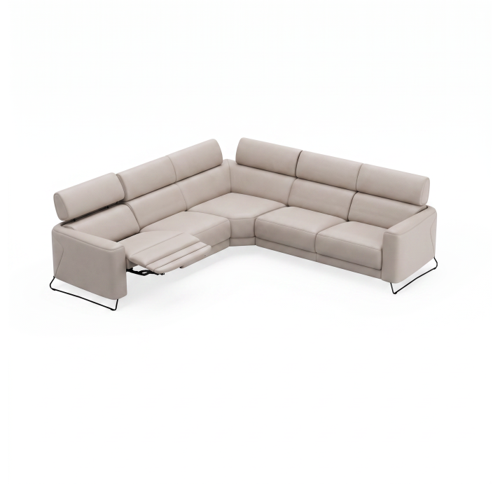 Диван MATHEO B100-300-300B/MONTANA PERLE/DYNASPRING/03BL/E,R