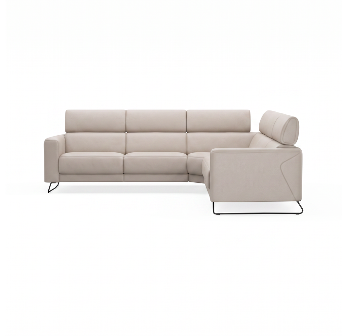 Диван MATHEO B100-300-300B/MONTANA PERLE/DYNASPRING/03BL/E,R
