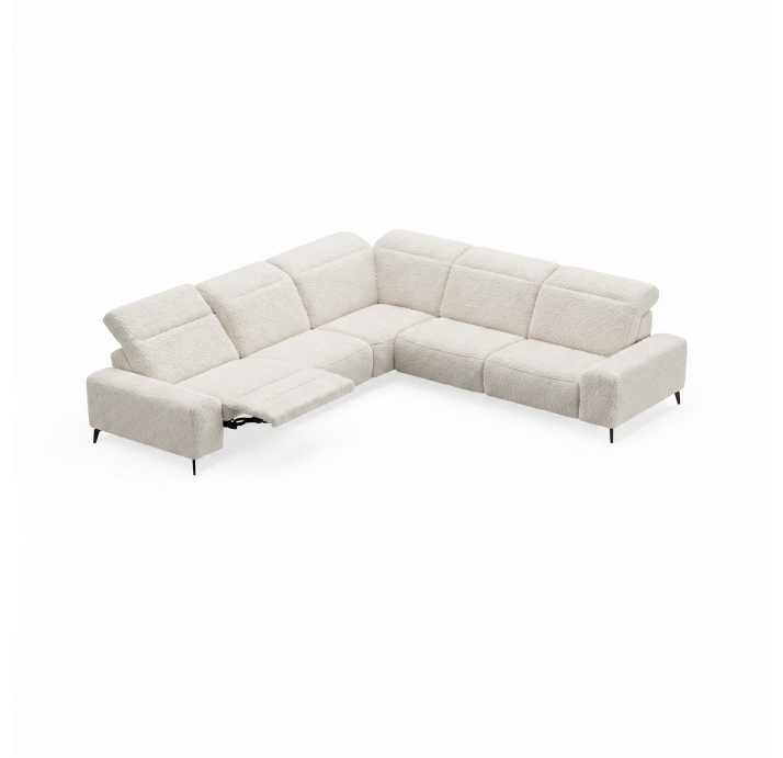 Диван ROMANO B110-300-300B/57/VIVA OFFWHITE/VISCOTEX/01BL/E,MR