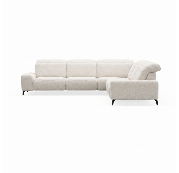 Диван ROMANO B110-300-300B/57/VIVA OFFWHITE/VISCOTEX/01BL/E,MR