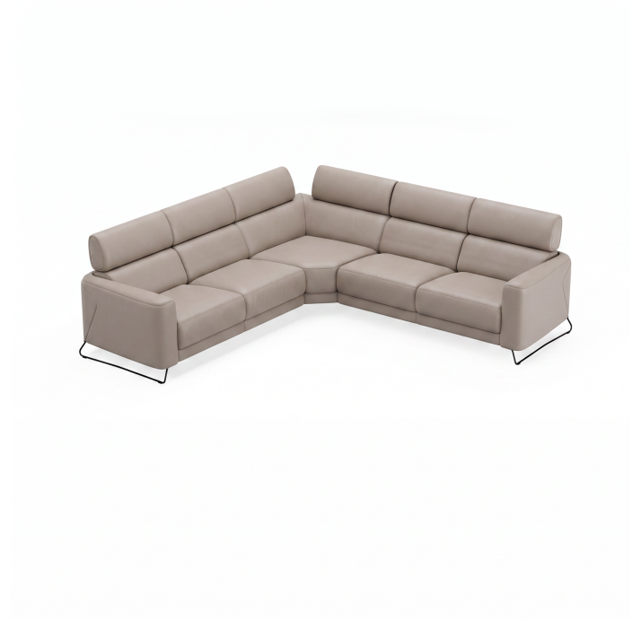 Диван MATHEO B100-300-300B/MONTANA PERLE/DYNASPRING/03BL/E