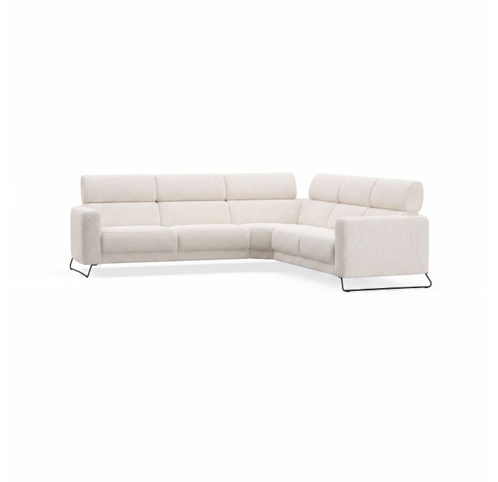 Диван MATHEO B100-300-300B/VIVA OFFWHITE/DYNASPRING/03BL/E