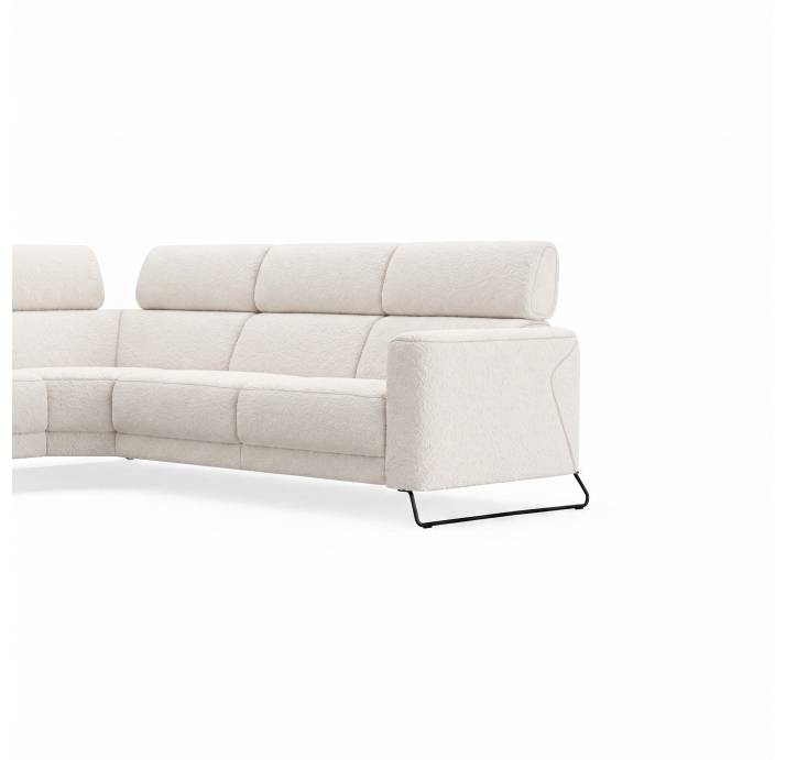 Диван MATHEO B100-300-300B/VIVA OFFWHITE/DYNASPRING/03BL/E