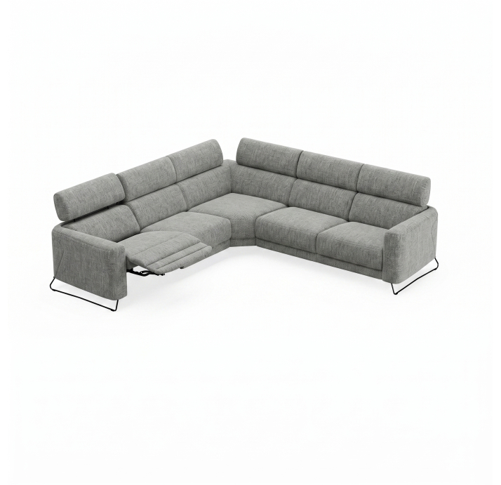 Диван MATHEO B100-300-300B/AMIRI CARBON/DYNASPRING/03BL/E,R