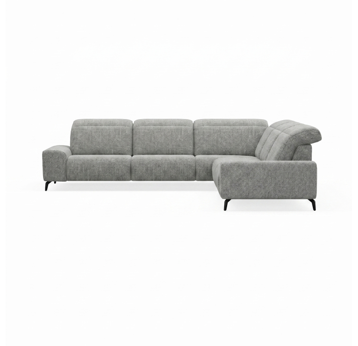 Диван ROMANO B110-300-300B/57/AMIRI CARBON/VISCOTEX/01BL/E,MR