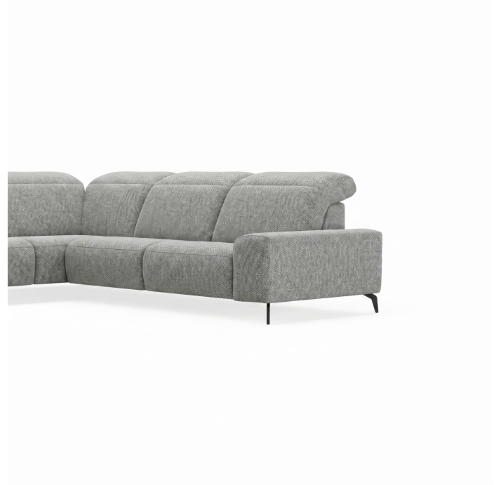 Диван ROMANO B110-300-300B/57/AMIRI CARBON/VISCOTEX/01BL/E,MR