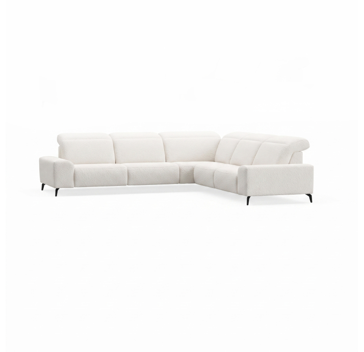 Диван ROMANO B110-300-300B/57/VIVA OFFWHITE/VISCOTEX/01BL/E