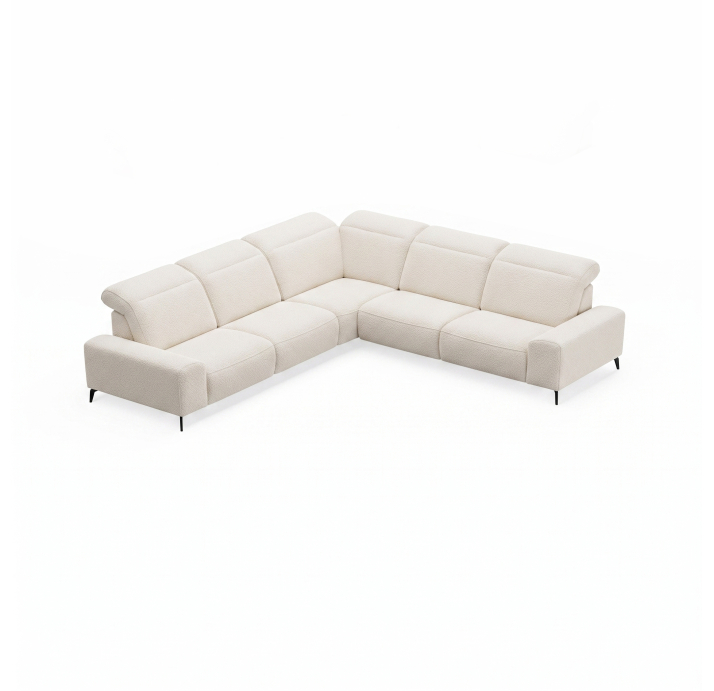 Диван ROMANO B110-300-300B/57/VIVA OFFWHITE/VISCOTEX/01BL/E