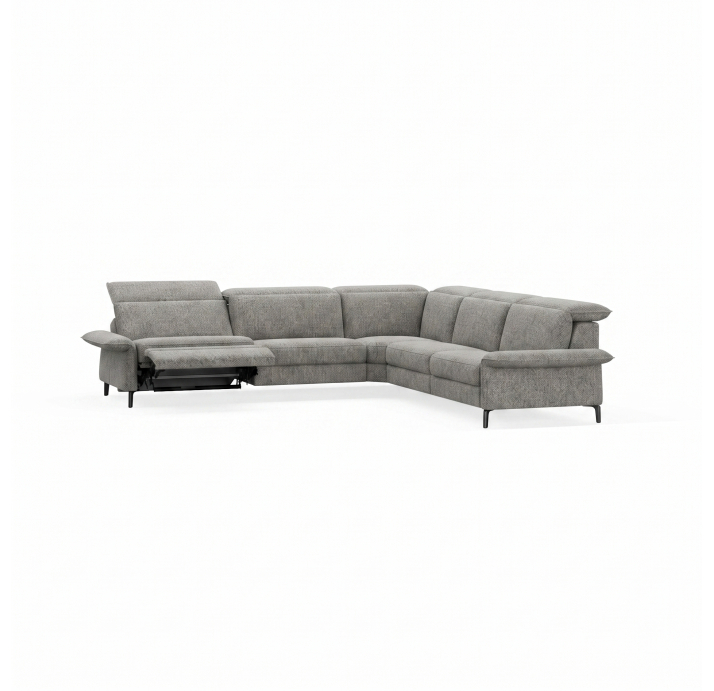 Диван ADORA B93-300-300B/AMIRI CARBON/BULTEX/03BL/E,R