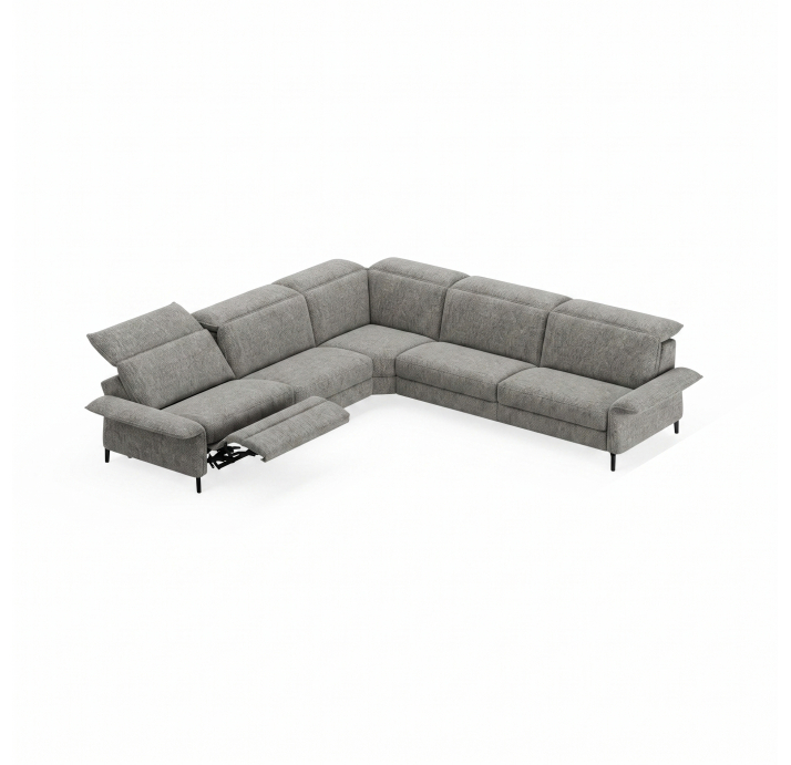 Диван ADORA B93-300-300B/AMIRI CARBON/BULTEX/03BL/E,R