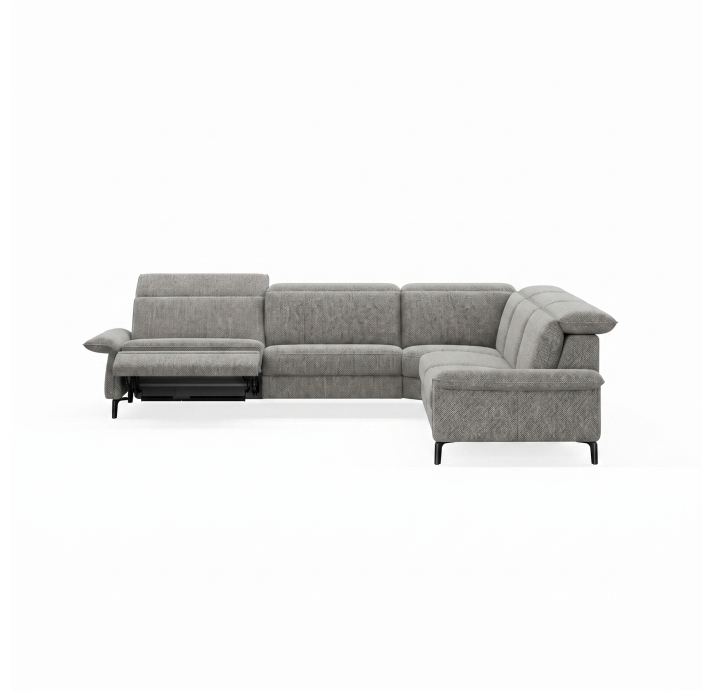 Диван ADORA B93-300-300B/AMIRI CARBON/BULTEX/03BL/E,R