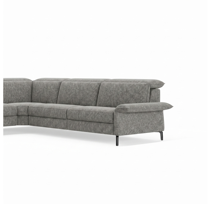 Диван ADORA B93-300-300B/AMIRI CARBON/BULTEX/03BL/E,R