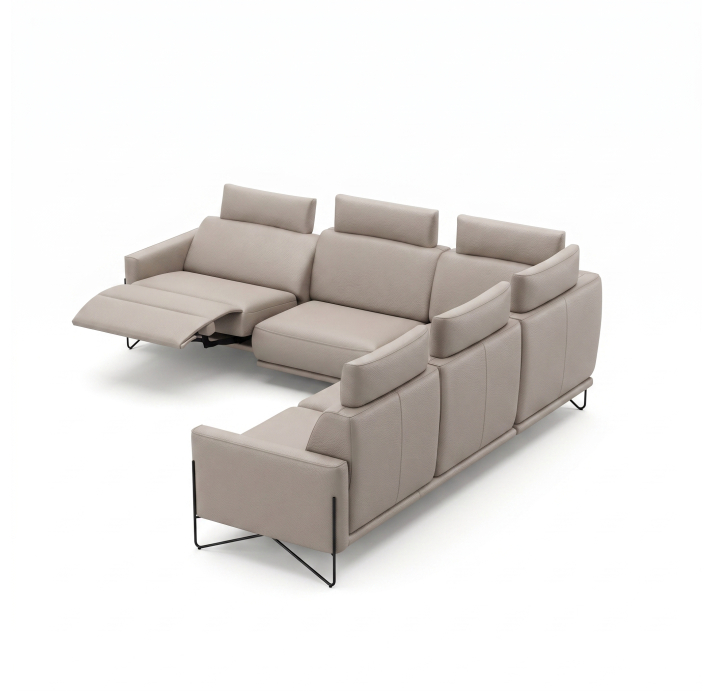 Диван MILLER B92-300-300B/MONTANA PERLE/BULTEX/03BL/E,R