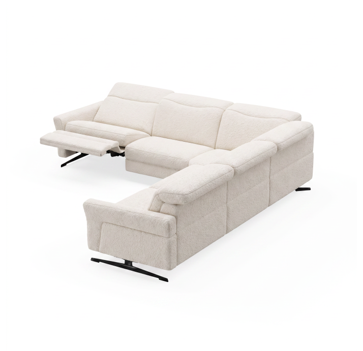 Диван TAMOUR B93-300-300B/VIVA OFFWHITE/BULTEX/03BL/E,R