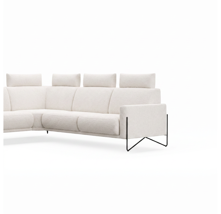 Диван MILLER B92-300-300B/VIVA OFFWHITE/BULTEX/03BL/E