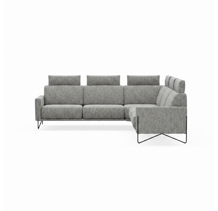 Диван MILLER B92-300-300B/AMIRI CARBON/BULTEX/03BL/E,R