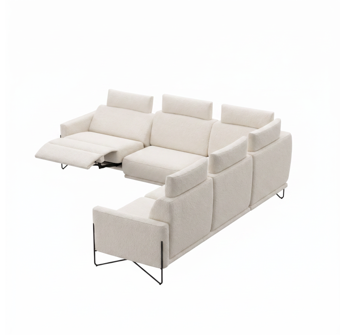 Диван MILLER B92-300-300B/VIVA OFFWHITE/BULTEX/03BL/E,R