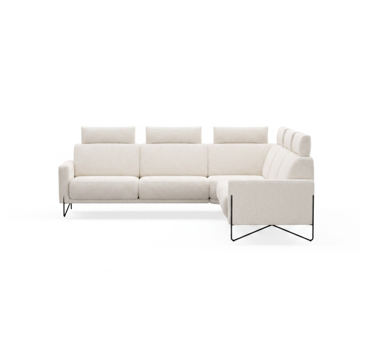 Диван MILLER B92-300-300B/VIVA OFFWHITE/BULTEX/03BL/E,R