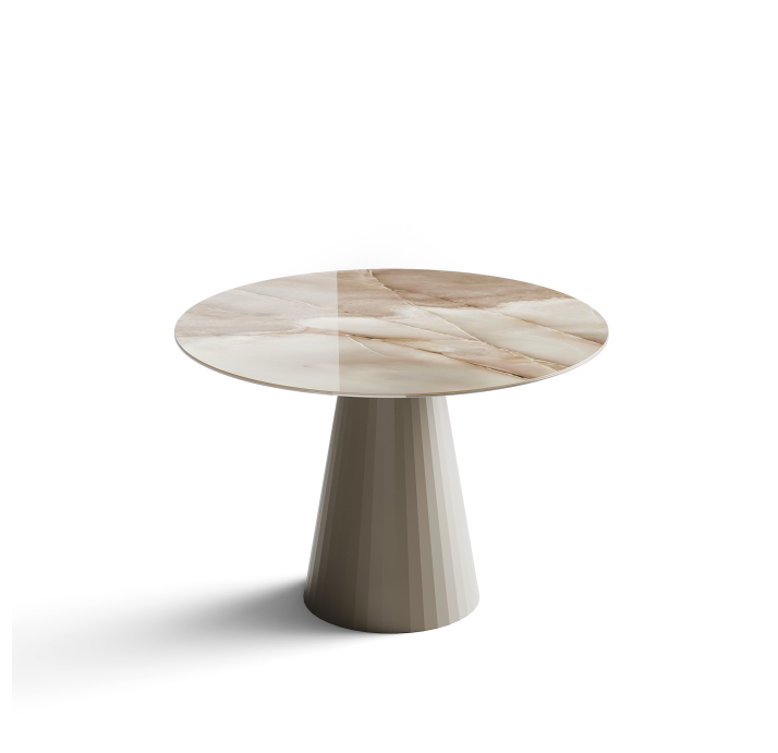 Стол обеденный MONACO DINING TABLE EMPT REVE DE REY CHOCO  120X120X75 СМ. (NRM05532)