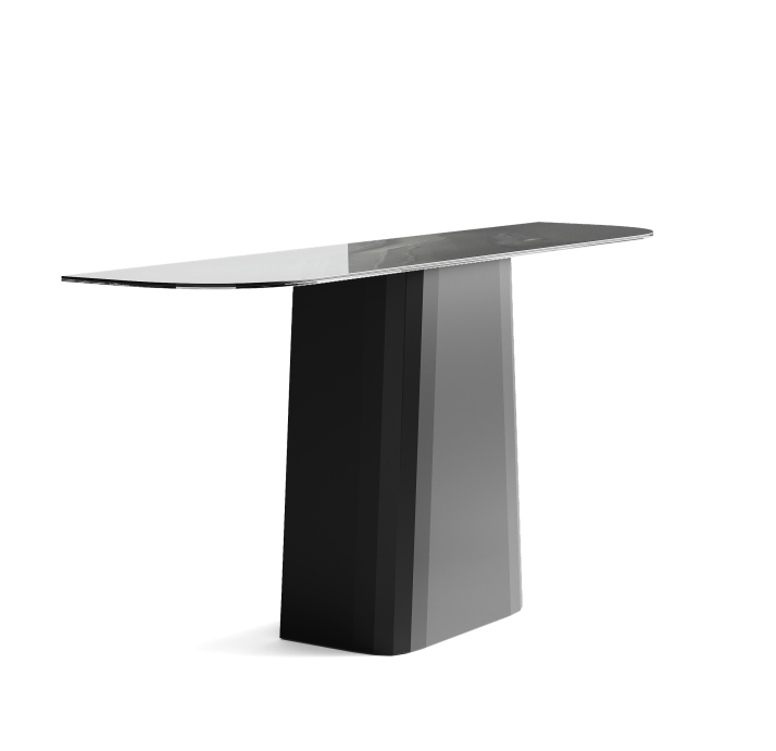 Консоль напольная CHARLES CONSOLE BLKT SMOKY BLACK BLKT 160X38X73,5 СМ. (NRM05538)