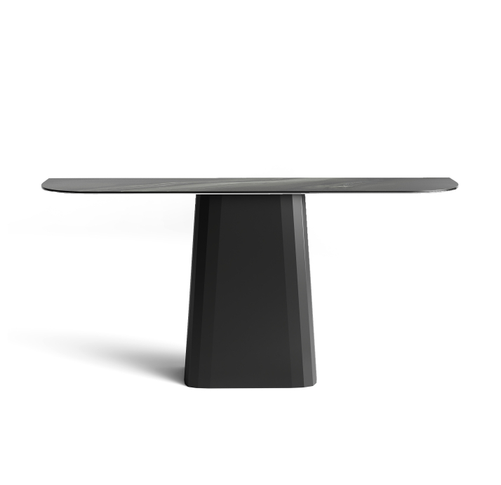 Консоль напольная CHARLES CONSOLE BLKT SMOKY BLACK BLKT 160X38X73,5 СМ. (NRM05538)