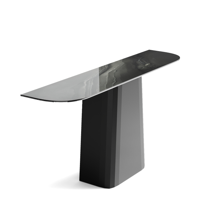 Консоль напольная CHARLES CONSOLE BLKT SMOKY BLACK BLKT 160X38X73,5 СМ. (NRM05538)