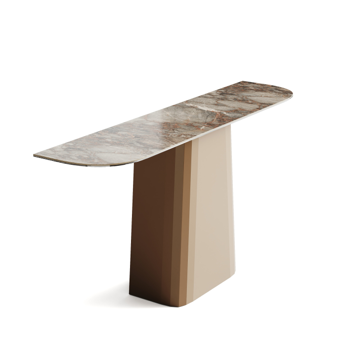 Консоль напольная CHARLES CONSOLE EMPT NMR EMPT 160X38X73,5 СМ. (NRM05540)