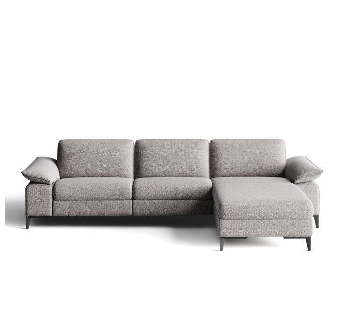 Диван COLUMBIA B93-300-162L/WEMBLEY PERLE/BULTEX/03BL BLACK/