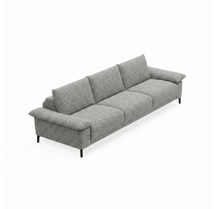 Диван Sereno B98-280-98B/WEMBLEY PERLE/BULTEX/01 BLACK/