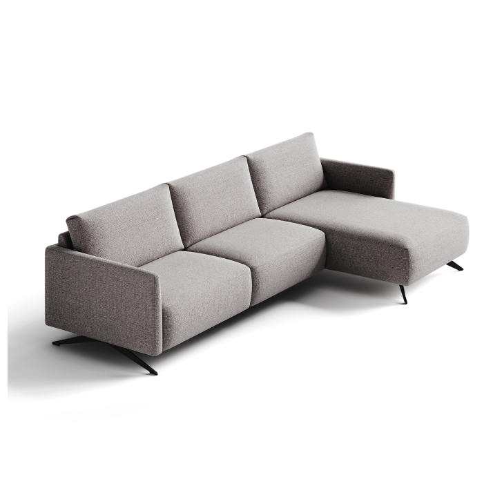 Диван COSMO B99-300-167L/WEMBLEY PERLE/BULTEX/01BL BLACK/