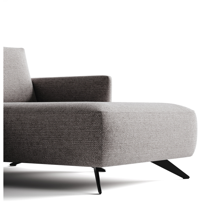 Диван COSMO B99-300-167L/WEMBLEY PERLE/BULTEX/01BL BLACK/